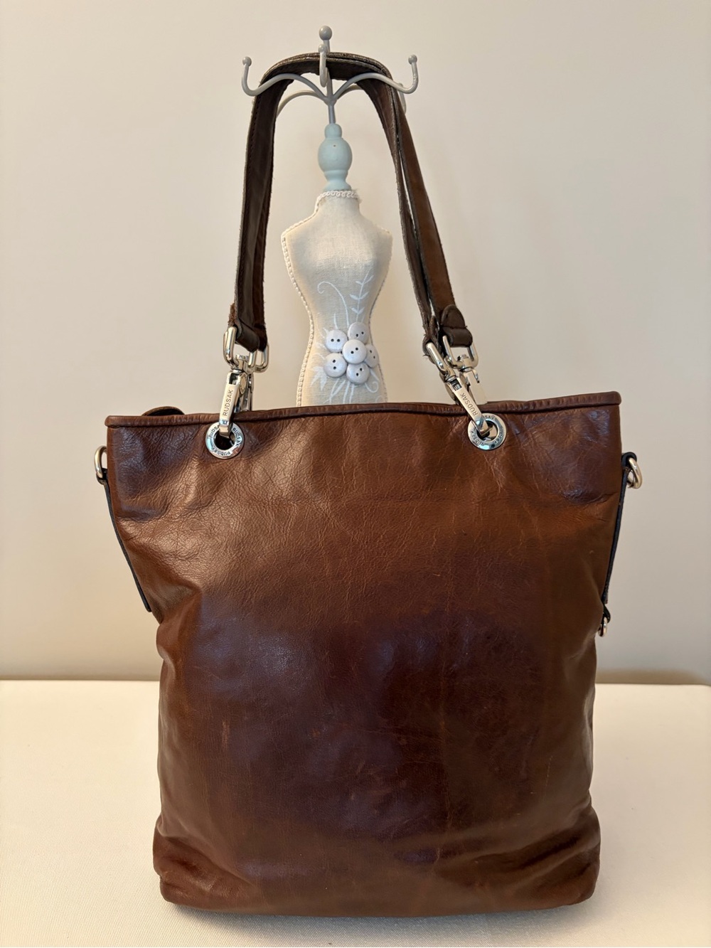 Vintage Rudsak Leather Purse Bag Brown